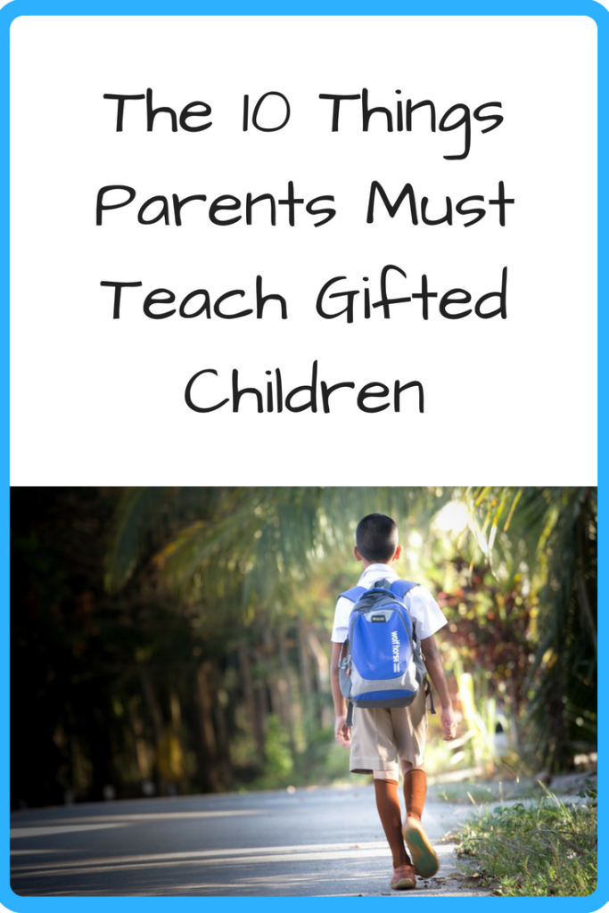 The 10 Things Parents Must Teach Gifted Children (Photo: Kid with a backpack walking away)