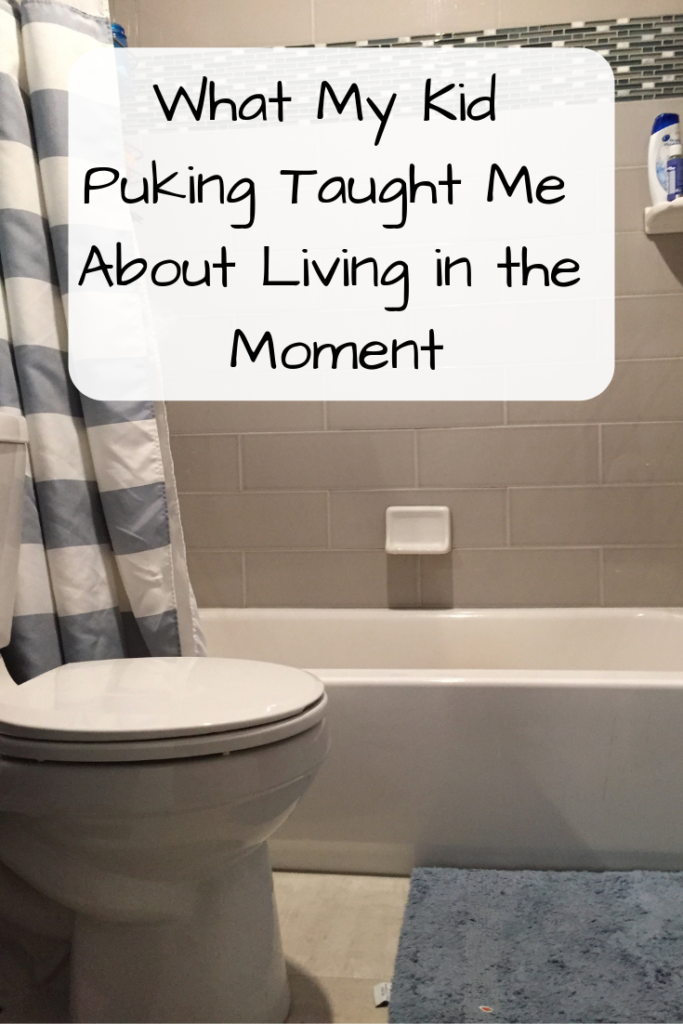 What My Son Puking Taught Me About Living in the Moment (Photo: A bathroom viewed from the floor)