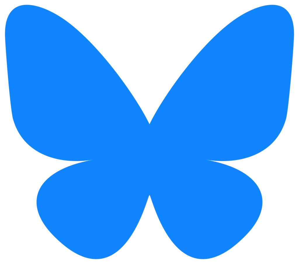 A blue butterfly